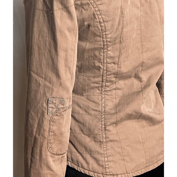 Billabong Jacket, Brown, Zipper, Distressed, Hood, Size Small - Picture 9 of 15